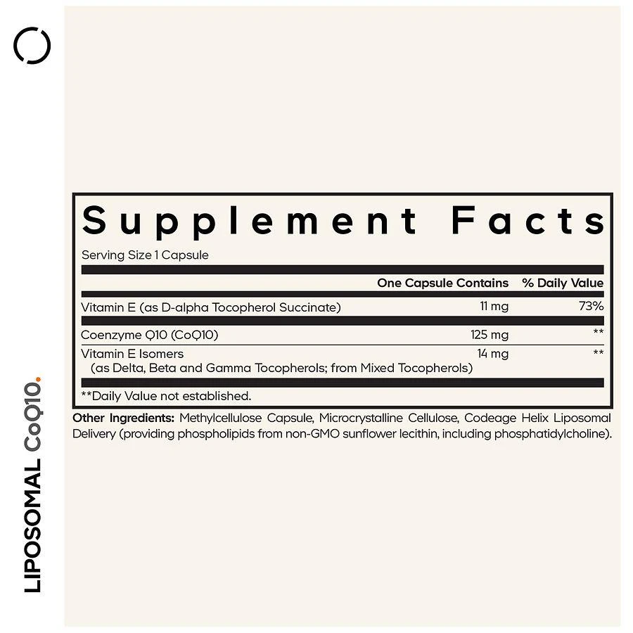 商品Codeage|Liposomal CoQ10 Supplement,价格¥256,第3张图片详细描述