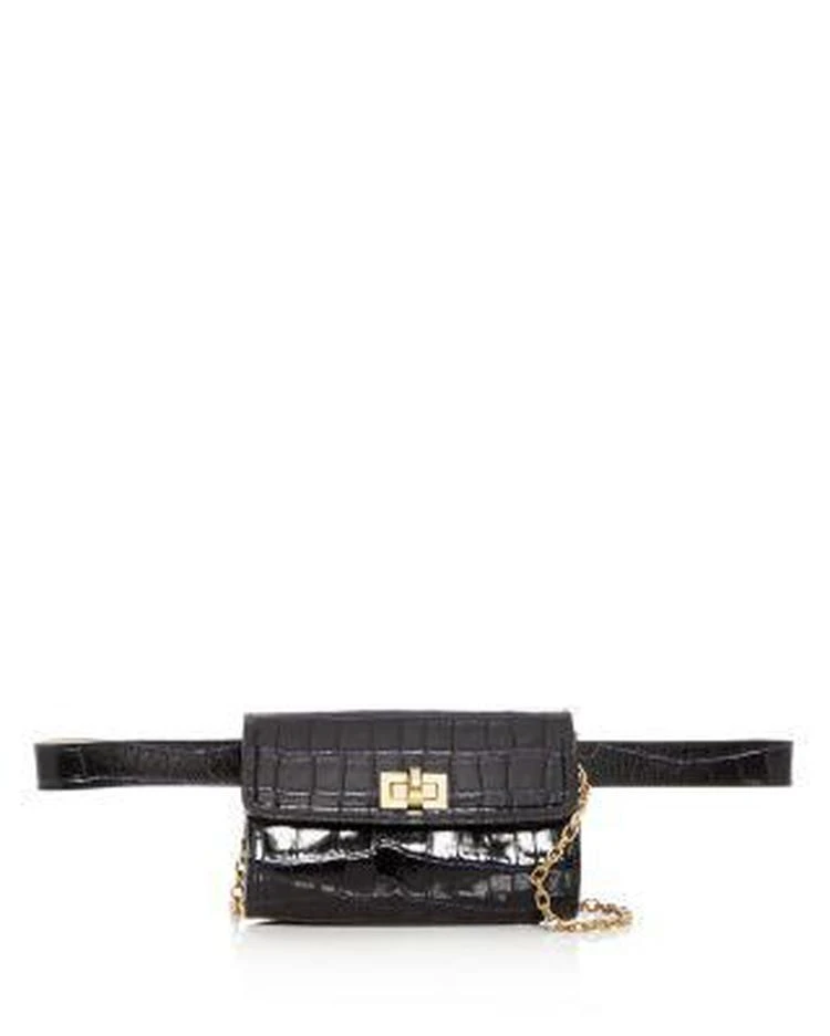 商品Max Mara|Micron Croc Embossed Leather Convertible Belt Bag,价格¥2345,第1张图片