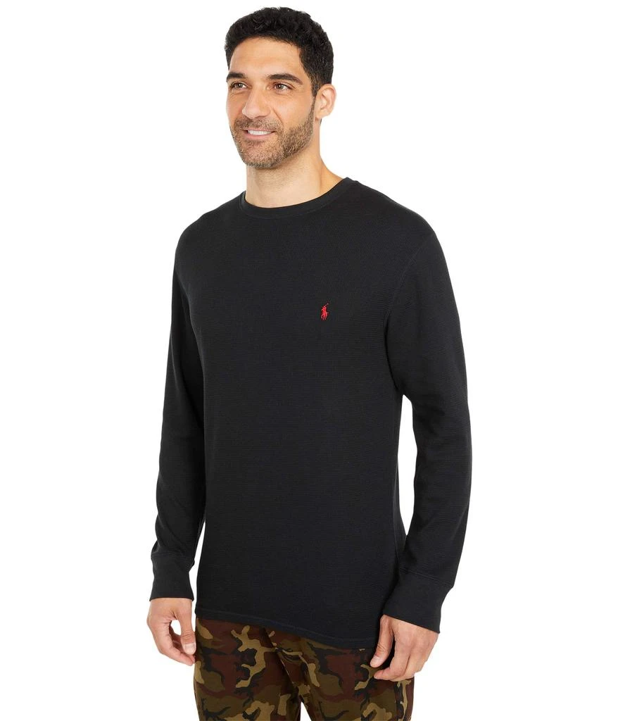 商品Ralph Lauren|Big Midweight Waffle Long Sleeve Crew,价格¥192,第2张图片详细描述