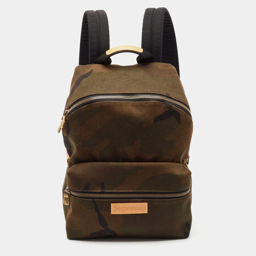 商品[二手商品] Louis Vuitton|Louis Vuitton x Supreme Monogram Camouflage Apollo Backpack,价格¥17599,第1张图片