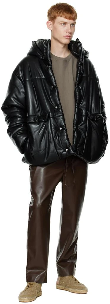 商品Nanushka|Black Hide Vegan Leather Jacket,价格¥3102,第4张图片详细描述