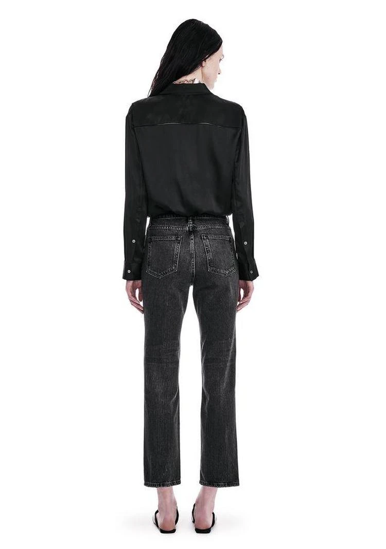 商品Alexander Wang|丝绸长袖衬衣式连体衣,价格¥1462,第4张图片详细描述