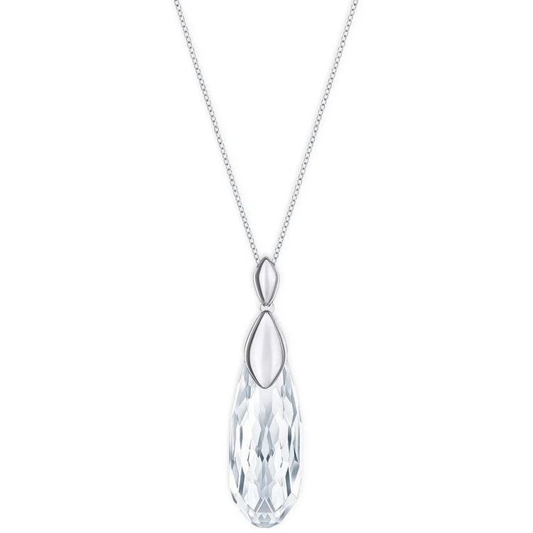 商品Swarovski|Silver-Tone Faceted Crystal Pendant Necklace,价格¥893,第3张图片详细描述