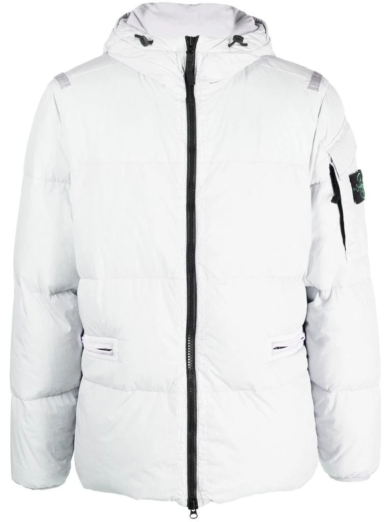 商品Stone Island|STONE ISLAND - Down Jacket With Logo,价格¥8752,第1张图片