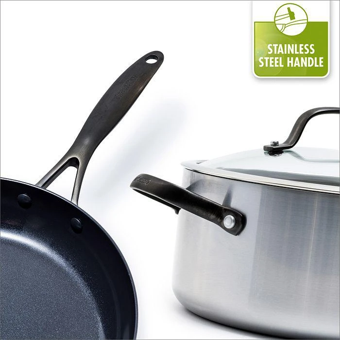 商品Greenpan|Venice Pro Noir 2-Piece 8" & 10" Ceramic Nonstick Frypan Set,价格¥1045,第3张图片详细描述