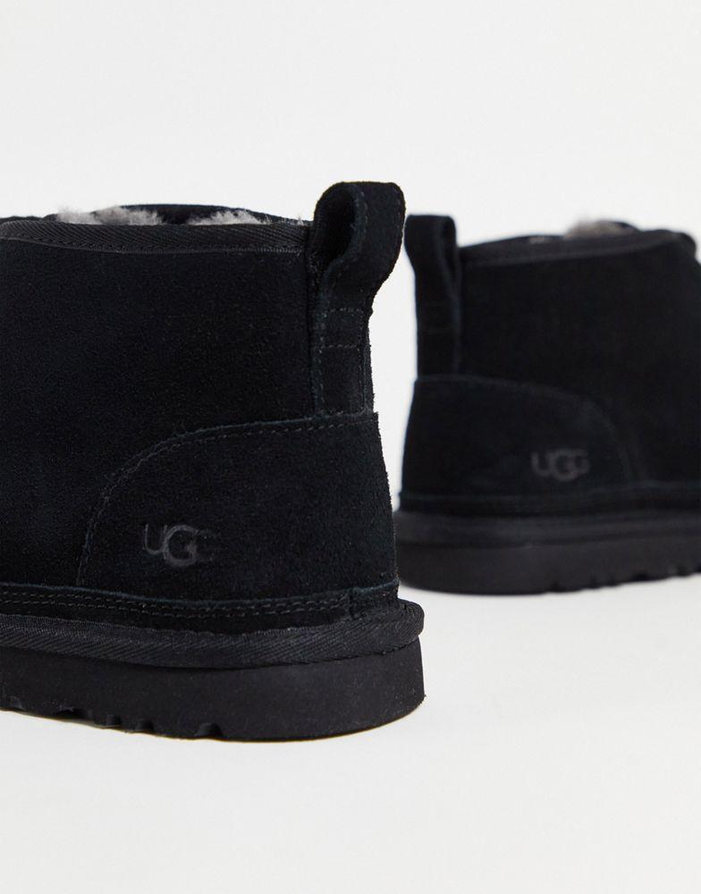 Ugg neumel sheepskin boots in black商品第2张图片规格展示