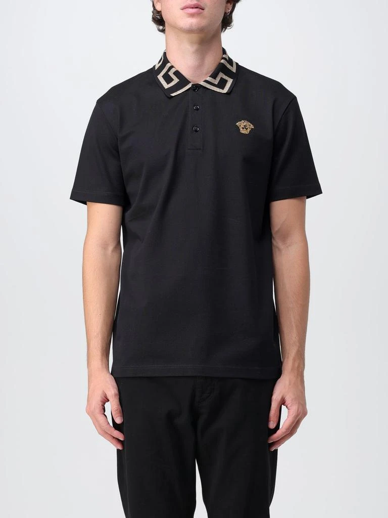 商品Versace|Versace cotton polo shirt,价格¥3830,第1张图片