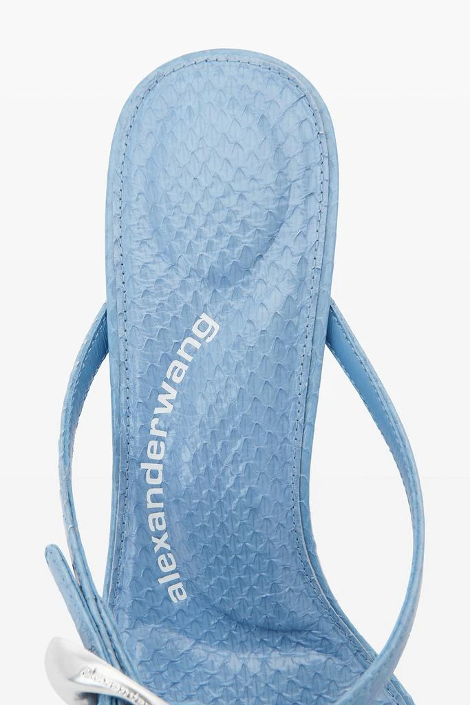 商品Alexander Wang|dome 85 water snake strappy slide sandal,价格¥1310,第3张图片详细描述