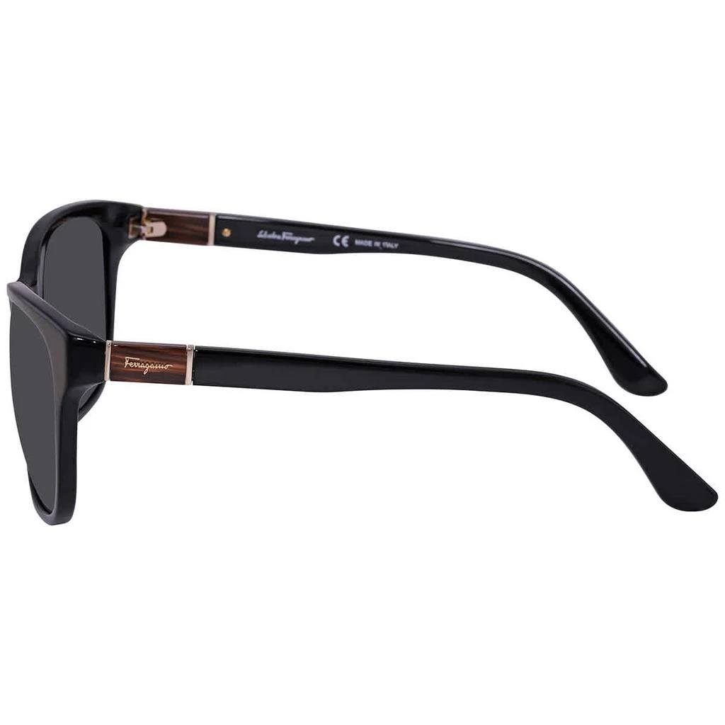 商品Salvatore Ferragamo|Salvatore Ferragamo Grey Rectangular Mens Sunglasses SF701SK 001 60,价格¥523,第3张图片详细描述
