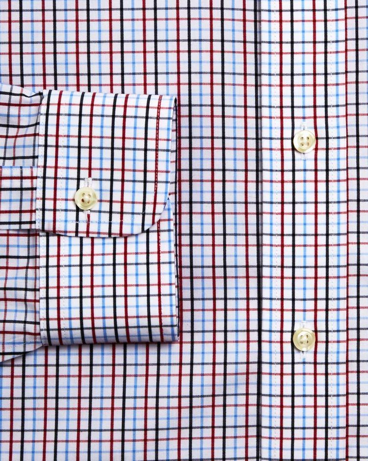 商品Brooks Brothers|Small Windowpane Check Classic Fit Dress Shirt,价格¥613,第2张图片详细描述