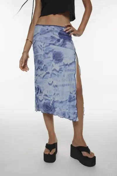 商品Silence + Noise|Silence + Noise Isla Mesh Midi Skirt,价格¥229,第1张图片
