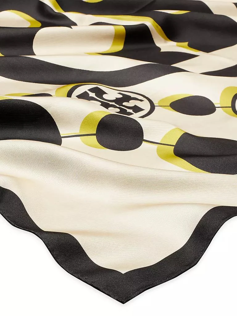 商品Tory Burch|3D Monogram Double-Sided Silk Scarf,价格¥1311,第3张图片详细描述