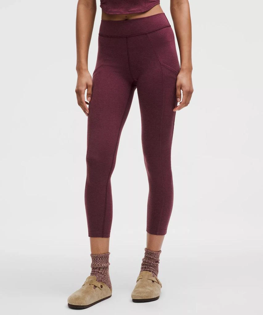 商品Lululemon|Softy Suedey High-Rise Tight 25",价格¥571,第1张图片