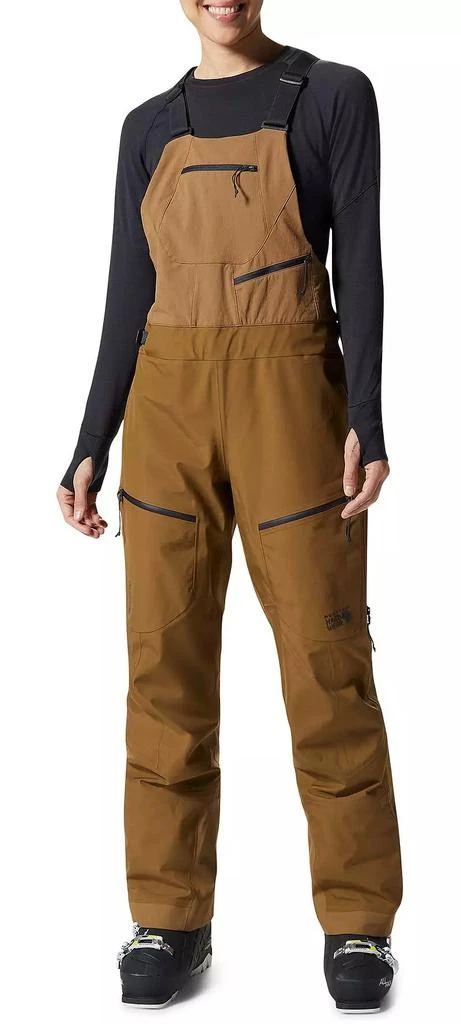 商品Mountain Hardwear|Mountain Hardwear Women's Boundary Ridge Gore-Tex Snow Bib,价格¥3318,第1张图片详细描述