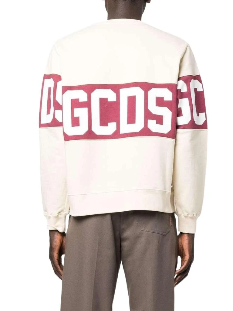 商品GCDS|Gcds men's beige cotton sweatshirt,价格¥2313,第3张图片详细描述