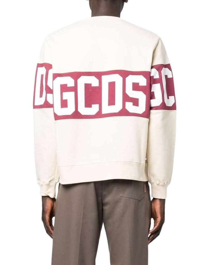 商品GCDS|Gcds Men's  Beige Cotton Sweatshirt,价格¥2418-¥2431,第5张图片详细描述