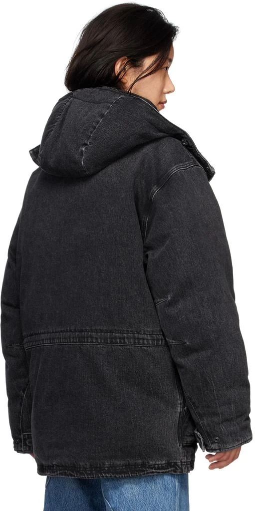 商品Alexander Wang|Gray Extreme Puffer Denim Jacket,价格¥8303,第3张图片详细描述