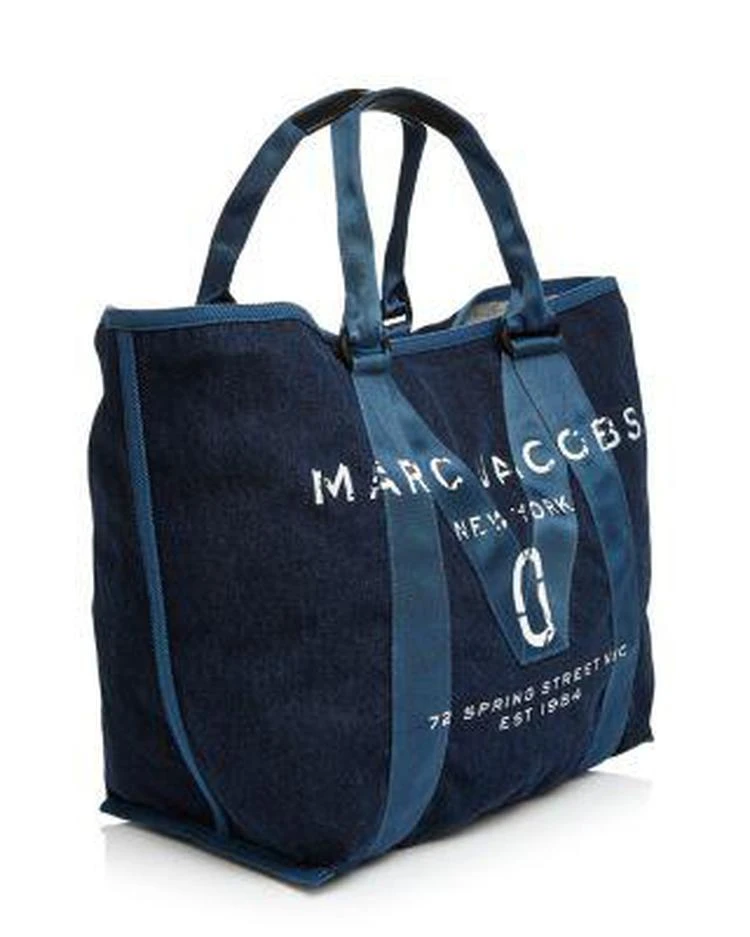 商品Marc Jacobs|Logo 丹宁风纯棉托特包,价格¥1256,第4张图片详细描述