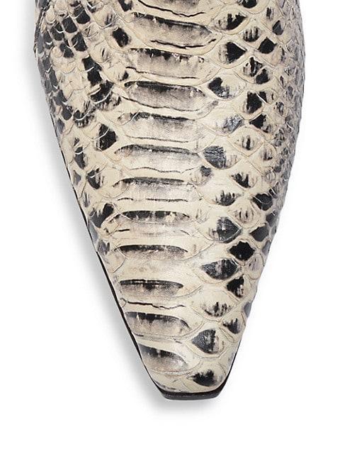 商品Acne Studios|Bestern Snake-Embossed Leather Ankle Boots,价格¥5723,第6张图片详细描述