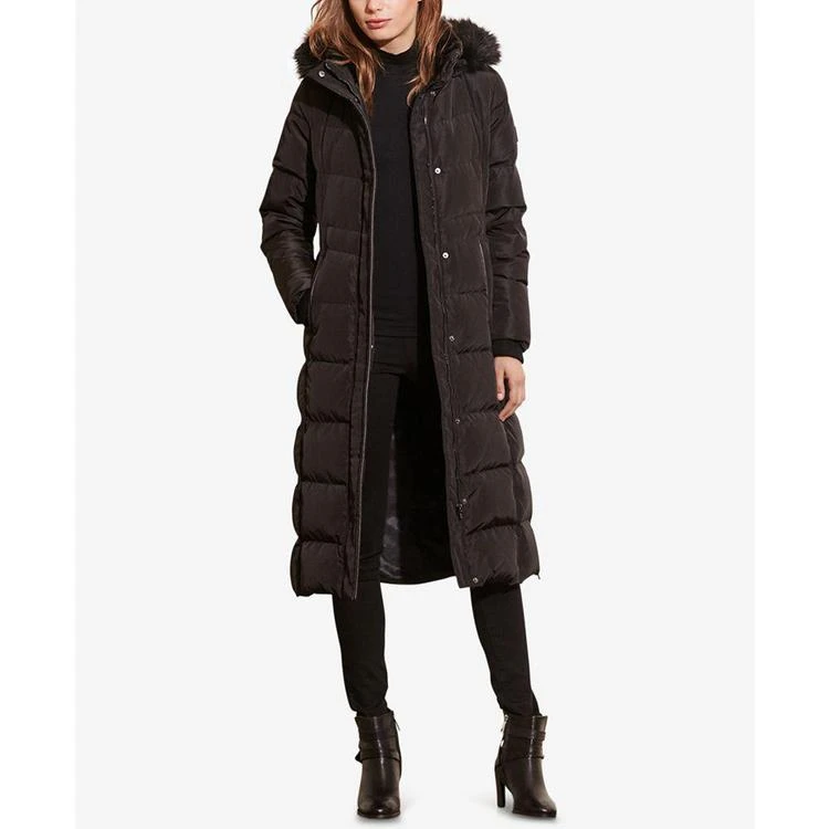 商品Ralph Lauren|Faux-Fur Quilted Puffer Maxi Down Coat,价格¥2019,第1张图片