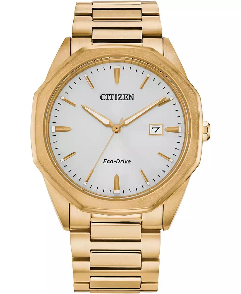 商品Citizen|Eco-Drive Men's Corso Gold-Tone Stainless Steel Bracelet Watch 41mm,价格¥1894,第1张图片