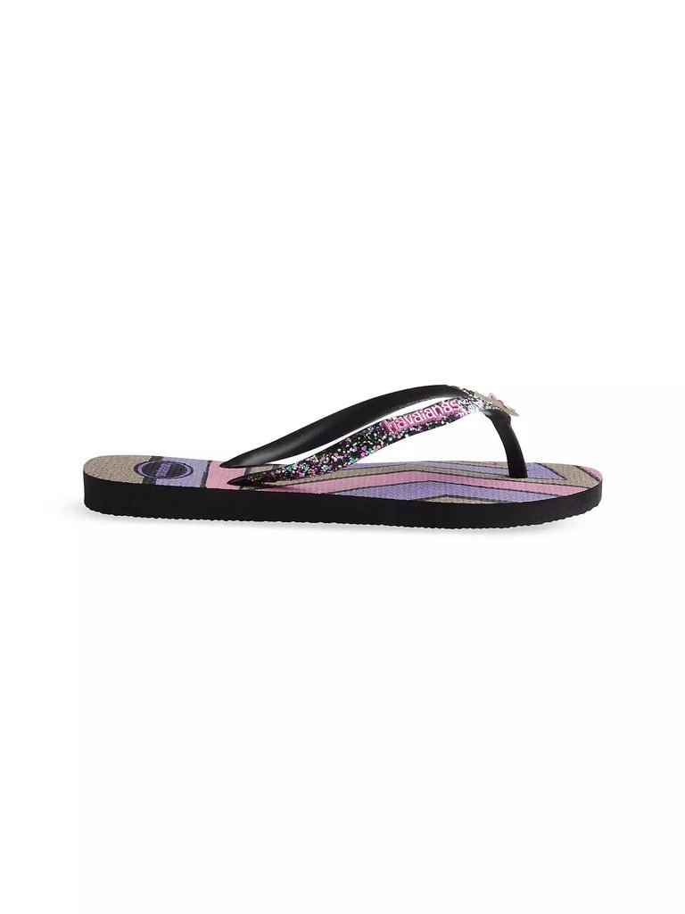 商品Havaianas|Little Girl's & Girl's Glitter Flip-Flops,价格¥158,第1张图片