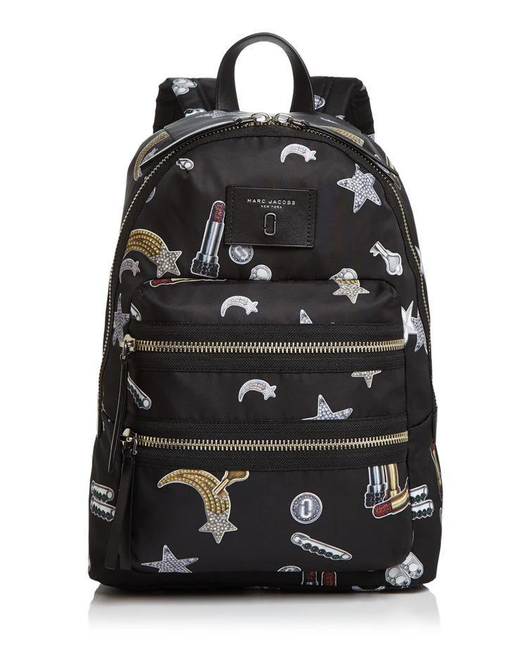 商品Marc Jacobs|Biker Tossed Charms Print Nylon Backpack,价格¥841,第1张图片