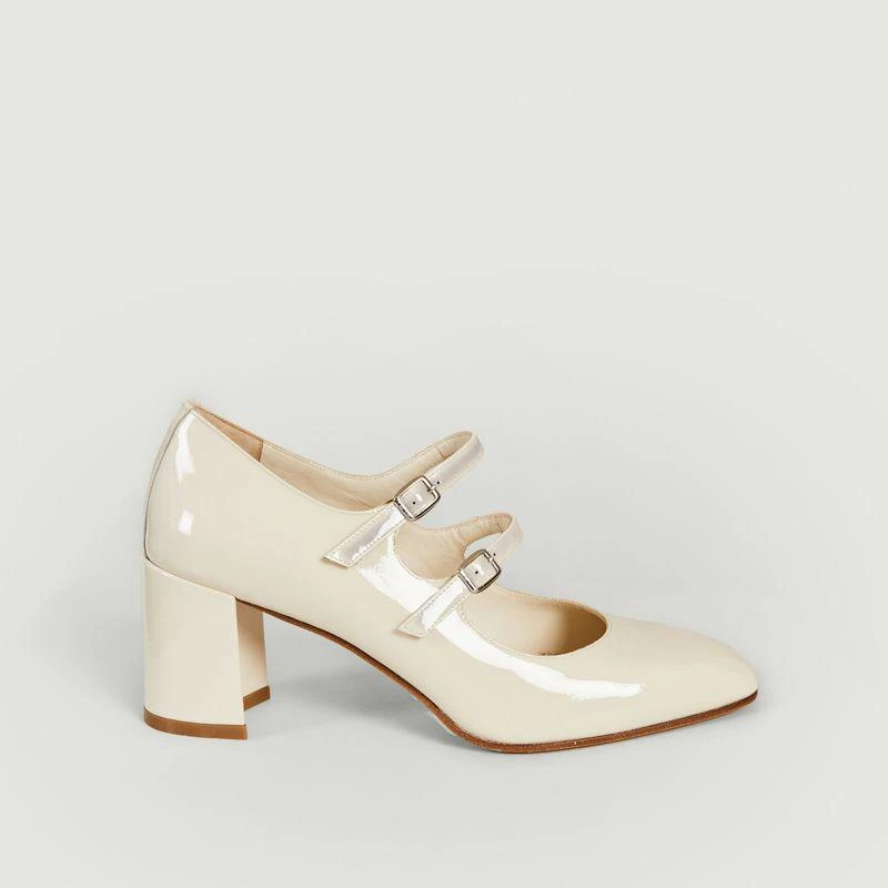 商品Carel|Alice patent pumps Beige CAREL,价格¥3175,第3张图片详细描述