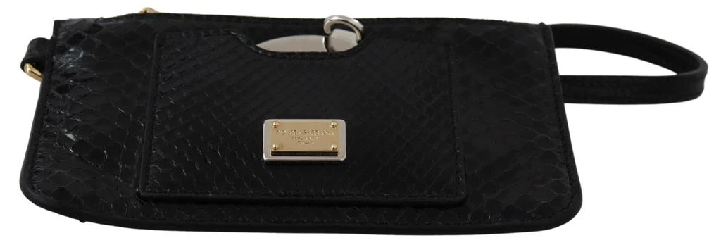 商品Dolce & Gabbana|Dolce & Gabbana Elegant Python Pattern Leather Wristlet Wallet,价格¥3578,第4张图片详细描述