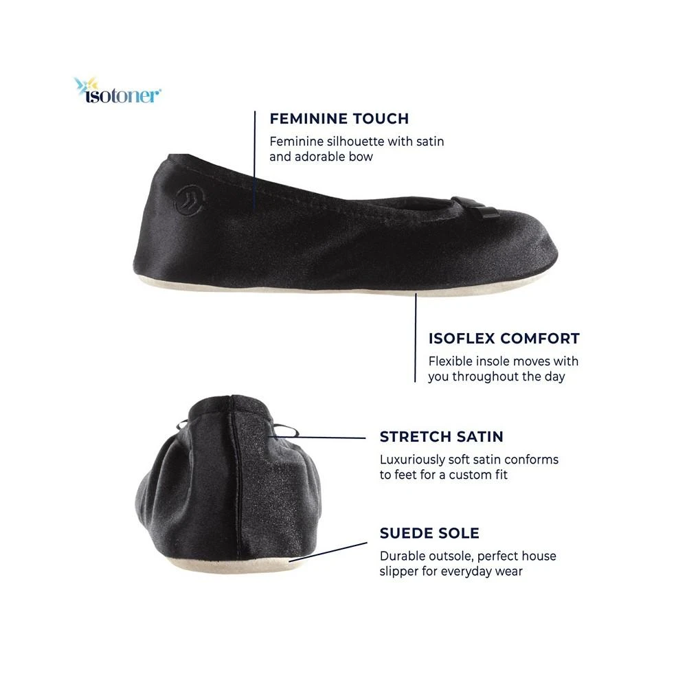 Isotoner Satin Ballerina Slippers 商品