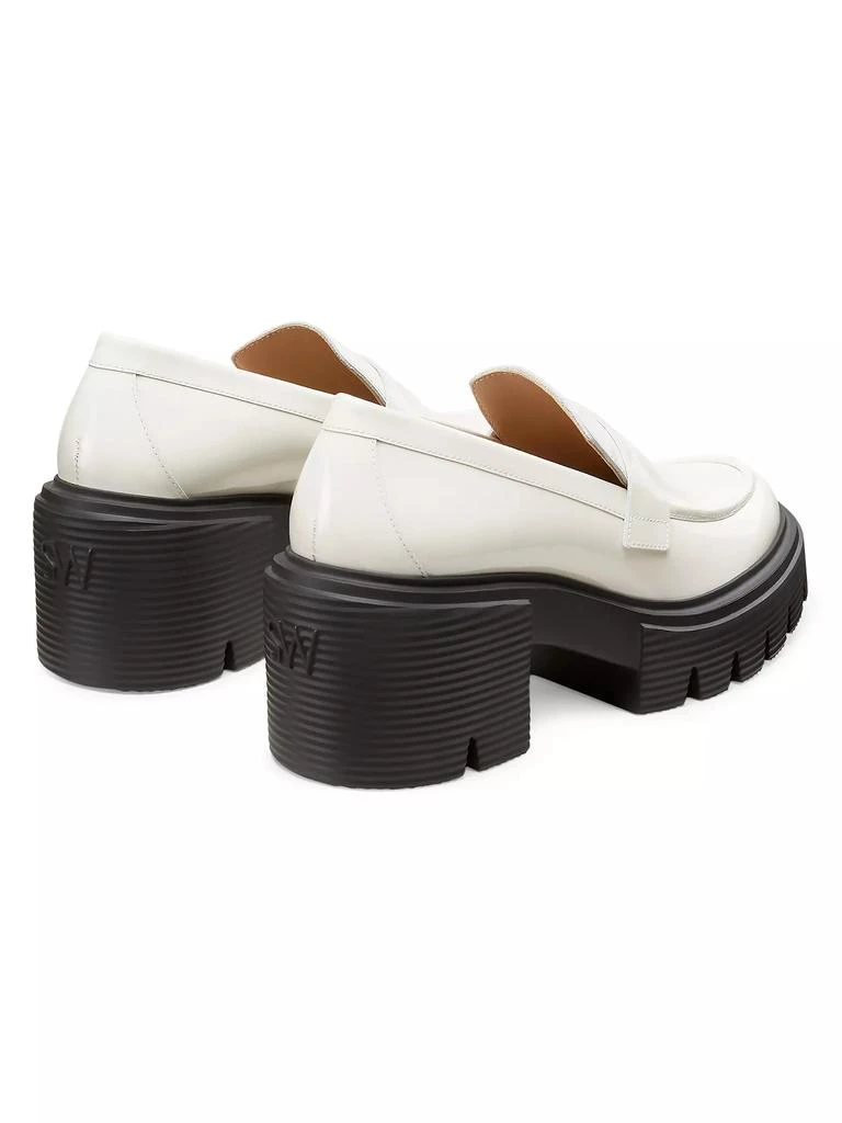 商品Stuart Weitzman|Soho Leather Lug-Sole Loafers,价格¥3657,第3张图片详细描述