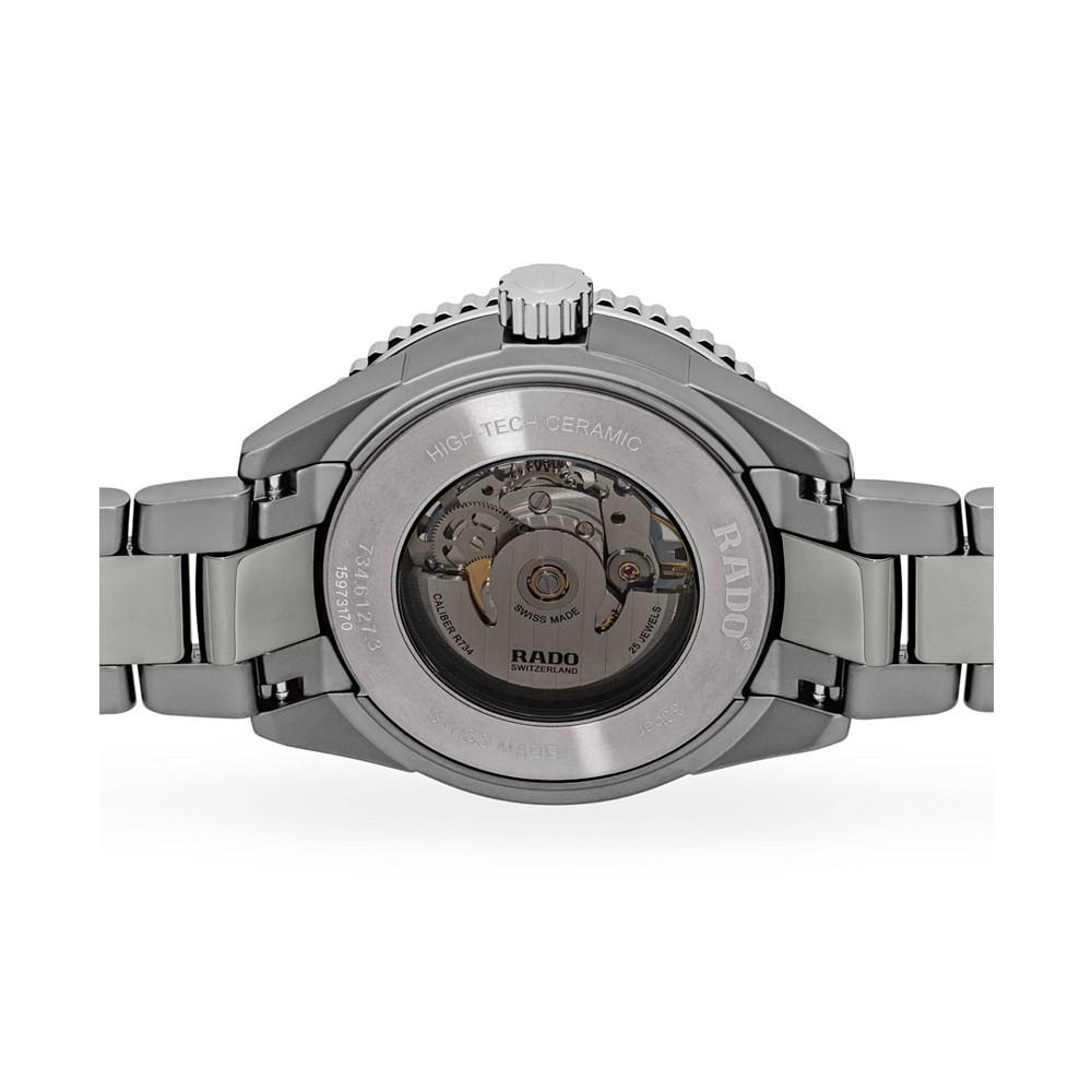 Men's Swiss Automatic Captain Cook Silver High Tech Ceramic Bracelet Watch 43mm商品第6张图片规格展示