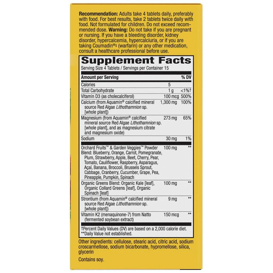 商品Nature's Way|Calcium Bone Formula, Tablets,价格¥100,第3张图片详细描述