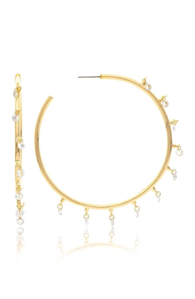 商品Rivka Friedman|Cubic Zirconia Hoop Earrings,价格¥783,第1张图片