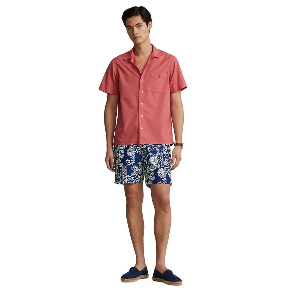 商品Ralph Lauren|Classic Fit Woven Camp Shirt,价格¥456,第4张图片详细描述