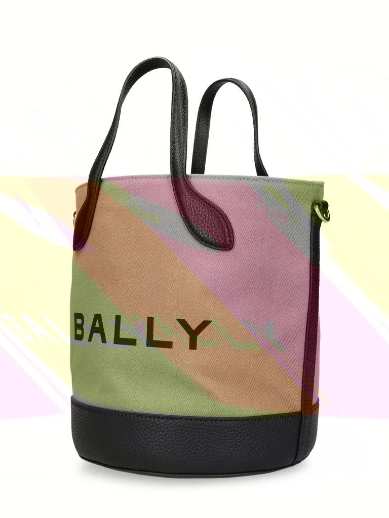 商品Bally|Bar 8 Hours Organic Cotton Bucket Bag,价格¥6008,第3张图片详细描述