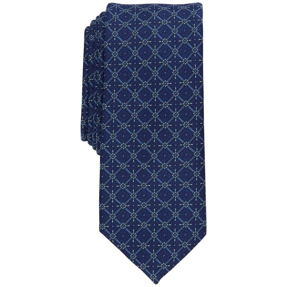 商品Bar III|Men's Lenox Skinny Medallion Neat Tie, Created for Macy's,价格¥88,第1张图片