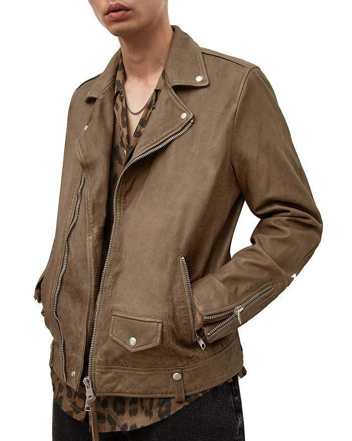 商品ALL SAINTS|Milo Leather Biker Jacket,价格¥3137,第3张图片详细描述