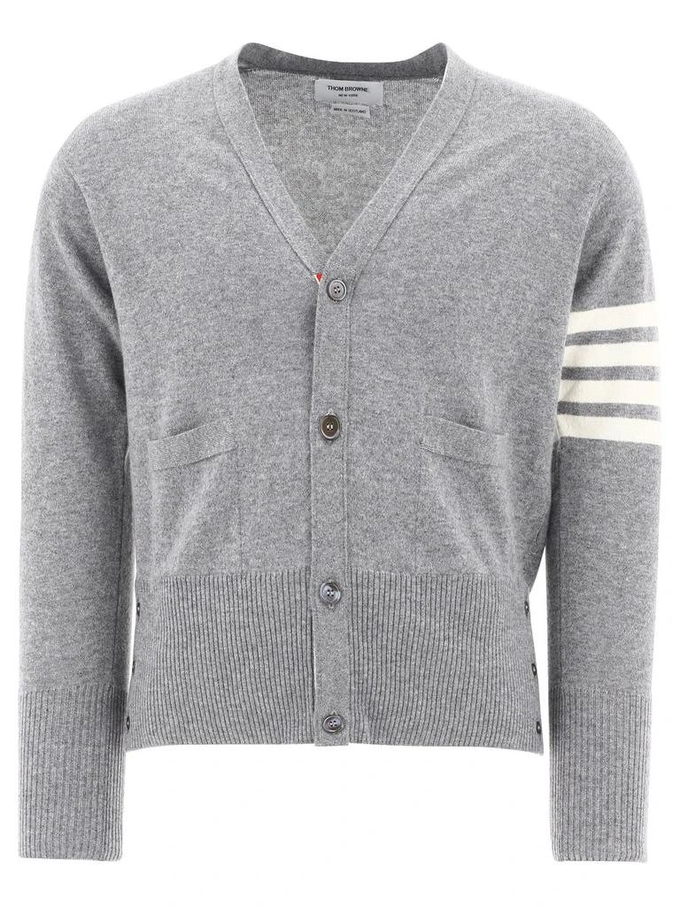 商品Thom Browne|Thom Browne 4-Bar Stripe Cardigan,价格¥9471,第1张图片