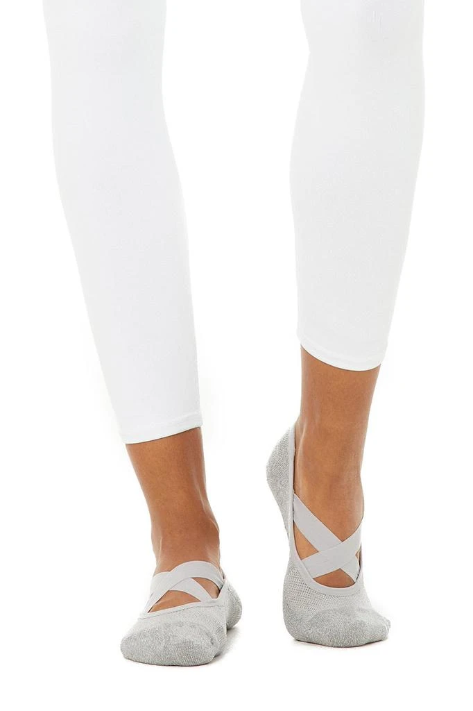 商品Alo|Women's Pivot Barre Sock - Dove Grey Heather,价格¥181,第1张图片详细描述
