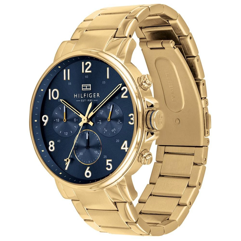 商品Tommy Hilfiger|Men's Gold-Tone Bracelet Watch 44mm,价格¥1202,第2张图片详细描述