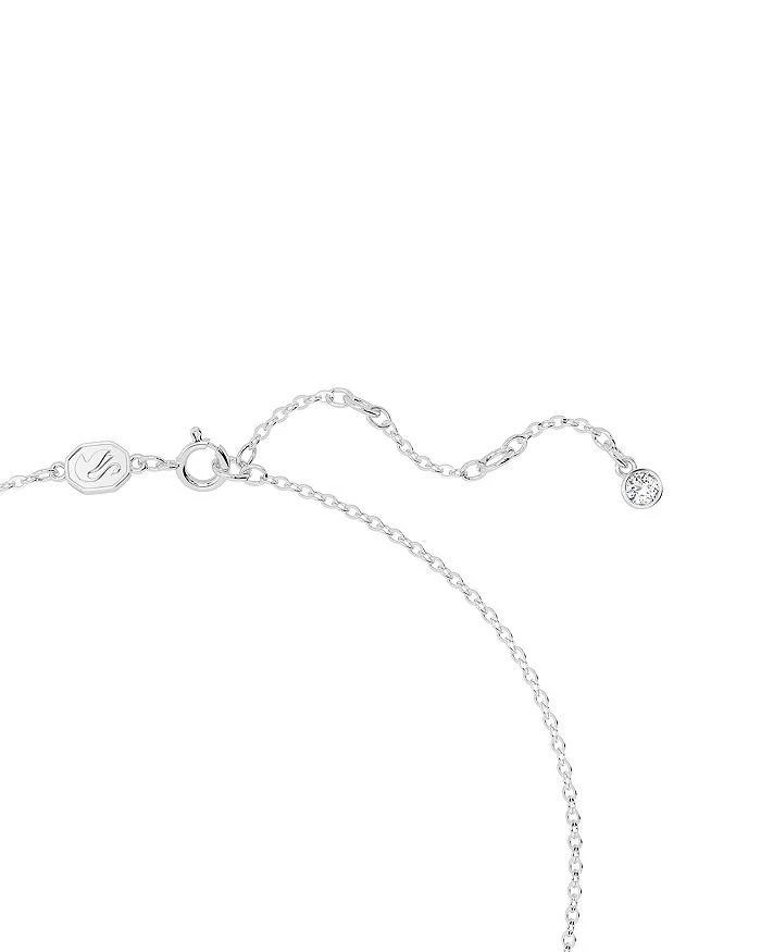 商品Swarovski|Volta Crystal Bow Pendant Necklace in Rhodium Plated, 15"-17",价格¥1116,第3张图片详细描述