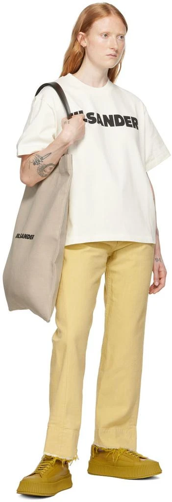 商品Jil Sander|Off-White Cotton T-Shirt,价格¥1654,第4张图片详细描述