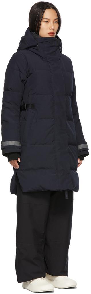 商品Canada Goose|海军蓝 Black Label 系列 Bennett 羽绒派克大衣,价格¥10248,第4张图片详细描述