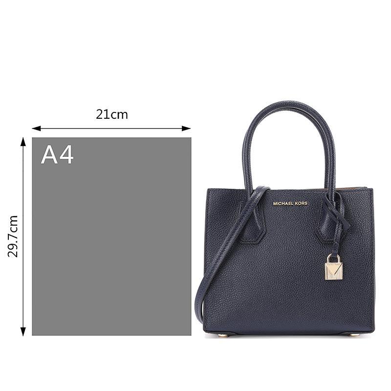 商品[国内直发] Michael Kors|迈克·科尔斯 MICHAEL KORS MK女包 MOMAD系列女士皮革手提斜挎包小号 黑色 30T0GNXT1L BLACK,价格¥1111,第5张图片详细描述