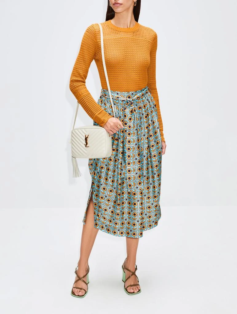 商品Proenza Schouler|Silk Cotton Pointelle Top,价格¥756,第2张图片详细描述
