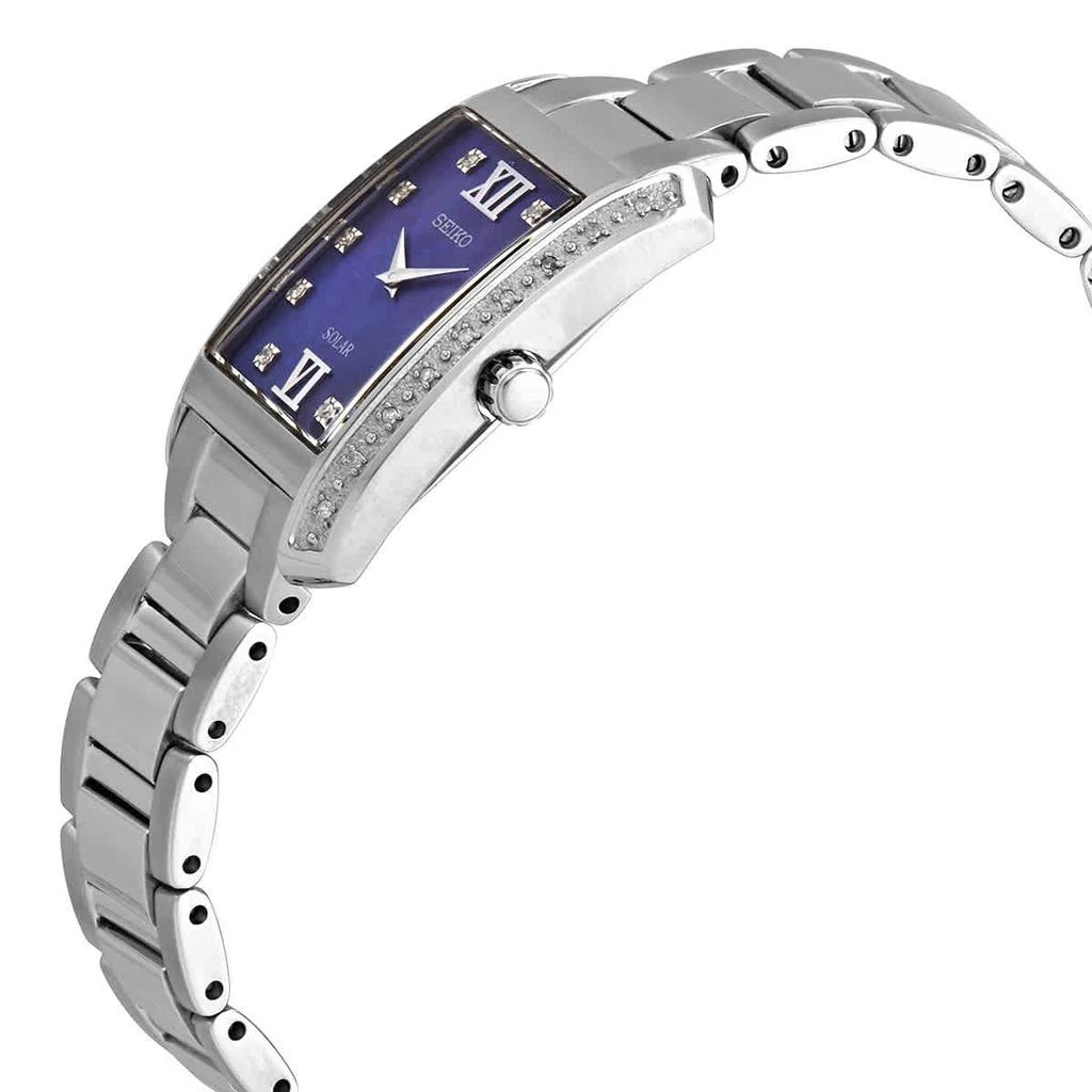 商品Seiko|Seiko Quartz Diamond Blue Mother of Pearl Dial Ladies Watch SUP401,价格¥1629,第2张图片详细描述
