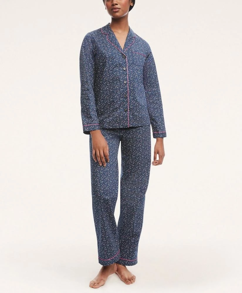 商品Brooks Brothers|Cotton Floral Pajama Set,价格¥659,第1张图片