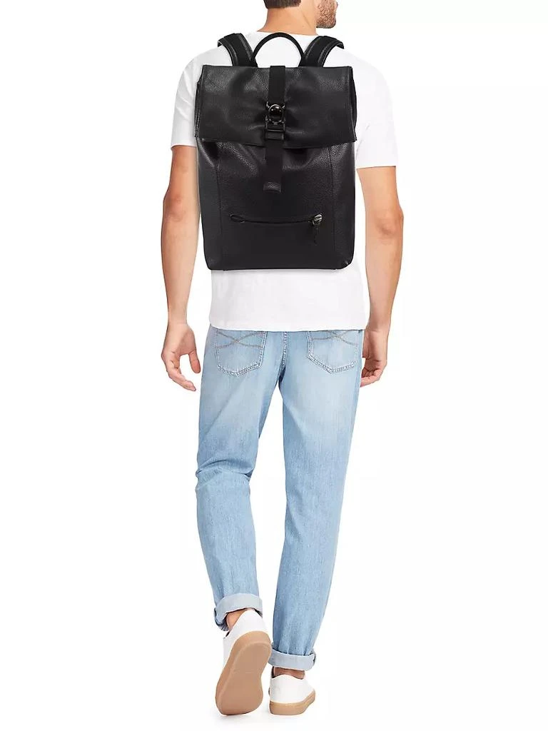 商品Coach|Beck Roll Top Pebble Leather Backpack,价格¥5117,第2张图片详细描述