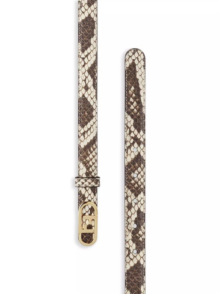 商品Fendi|Daisy Python Leather Belt,价格¥5195,第2张图片详细描述